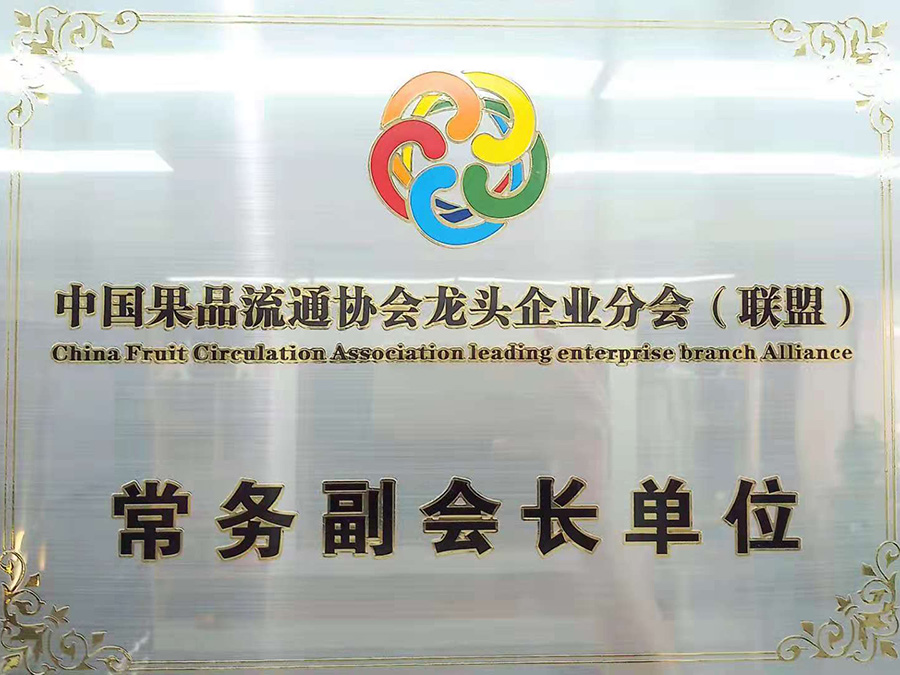 中国果品流通协会龙头企业分会（联盟）常务Ψ 副会长单位